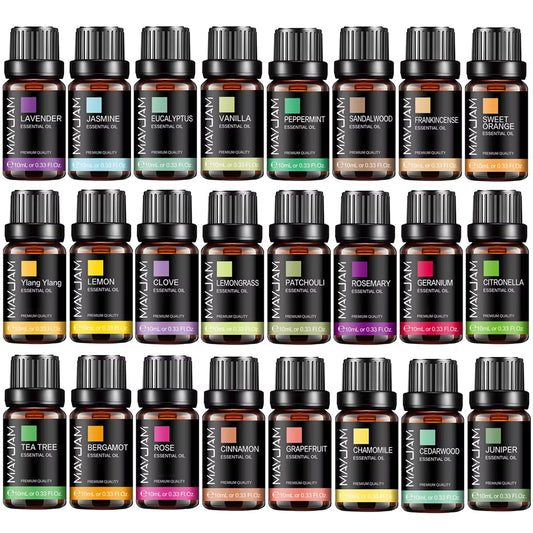 Essential Oil Lavender Jasmine Eucalyptus Vanilla Sandalwood Bergamot Rosemary Citronella Cinnamon Fragrance Oil
