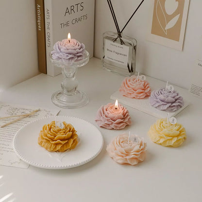 Candle Peony Flower scented