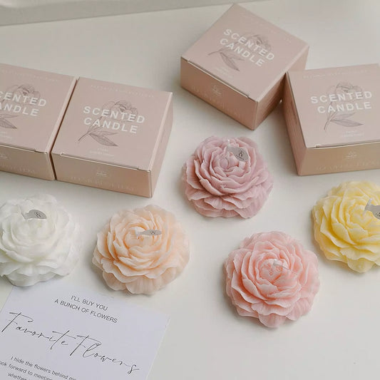 Candle Peony Flower scented