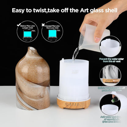 Essential Oil Diffuser Hand Blown