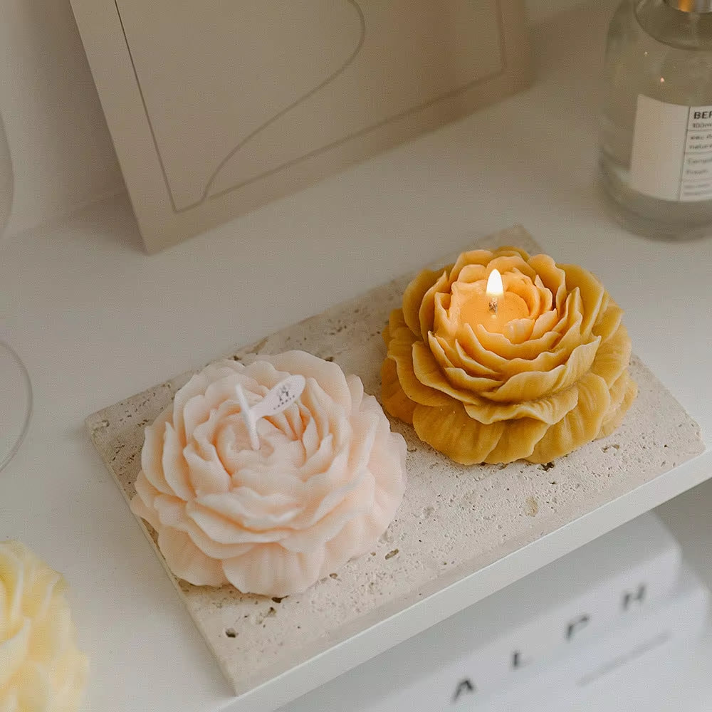 Candle Peony Flower scented
