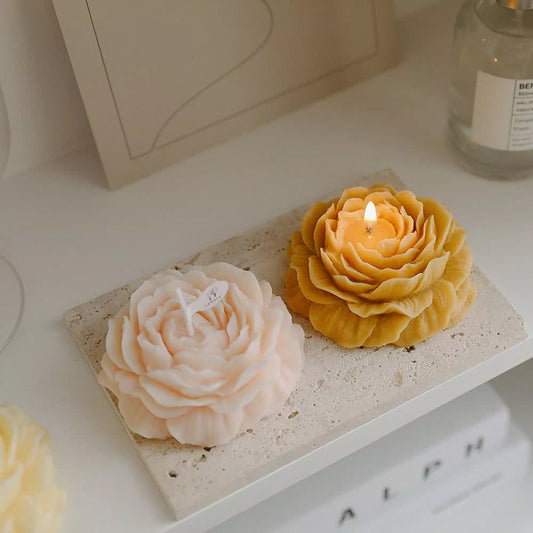 Candle Peony Flower scented