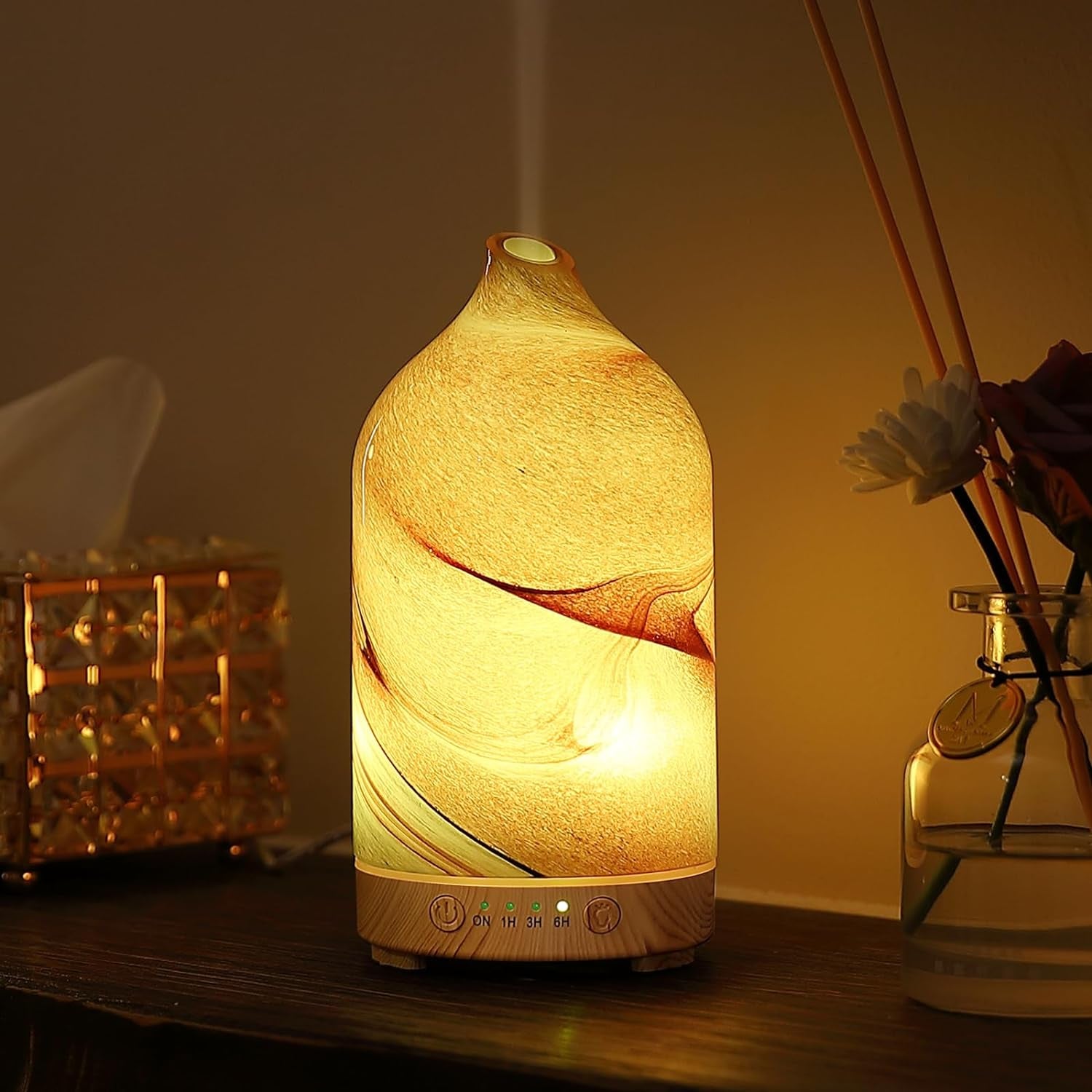 Essential Oil Diffuser Hand Blown